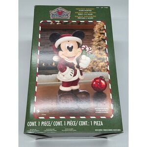 Disney Traditions Holiday Mickey‎ Mouse Hand Painted Figurine Jim Shore Enesco